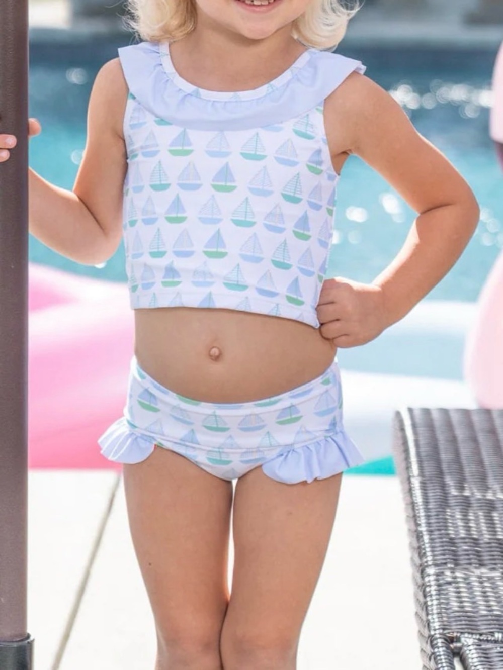 Oaks Apparel Set Sail Two Piece Mid-kini